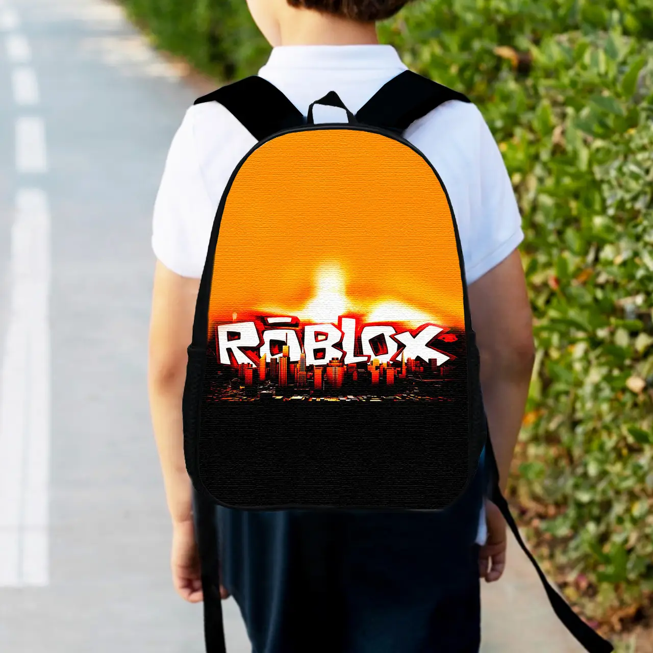 Рюкзак дитячий роблокс "Roblox" 34х27см, міський ранець для хлопчика з принтом (00374)