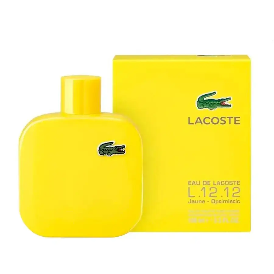 Мужская туалетная вода Eau De Lacoste L.12.12 Jaune - Optimistic 100 мл