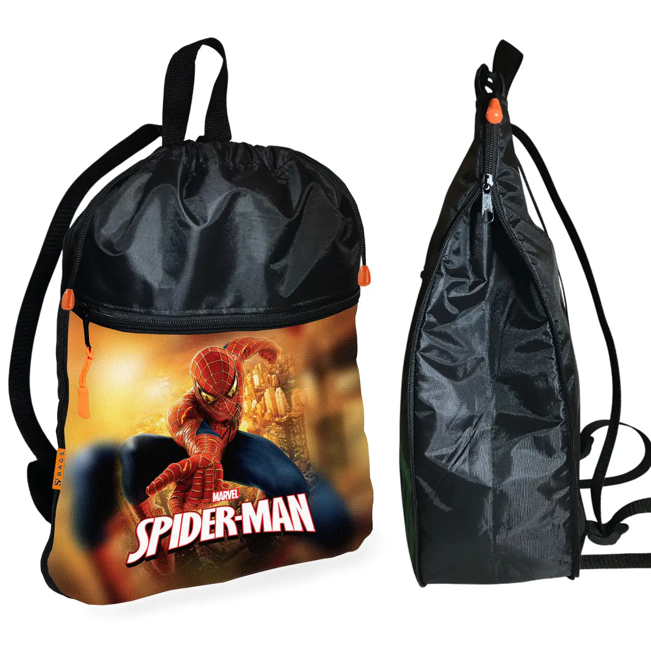 Рюкзак-мішок для школи Людина-павук «Spider-Man» дитяча сумка для взуття та спортивного одягу (01504)