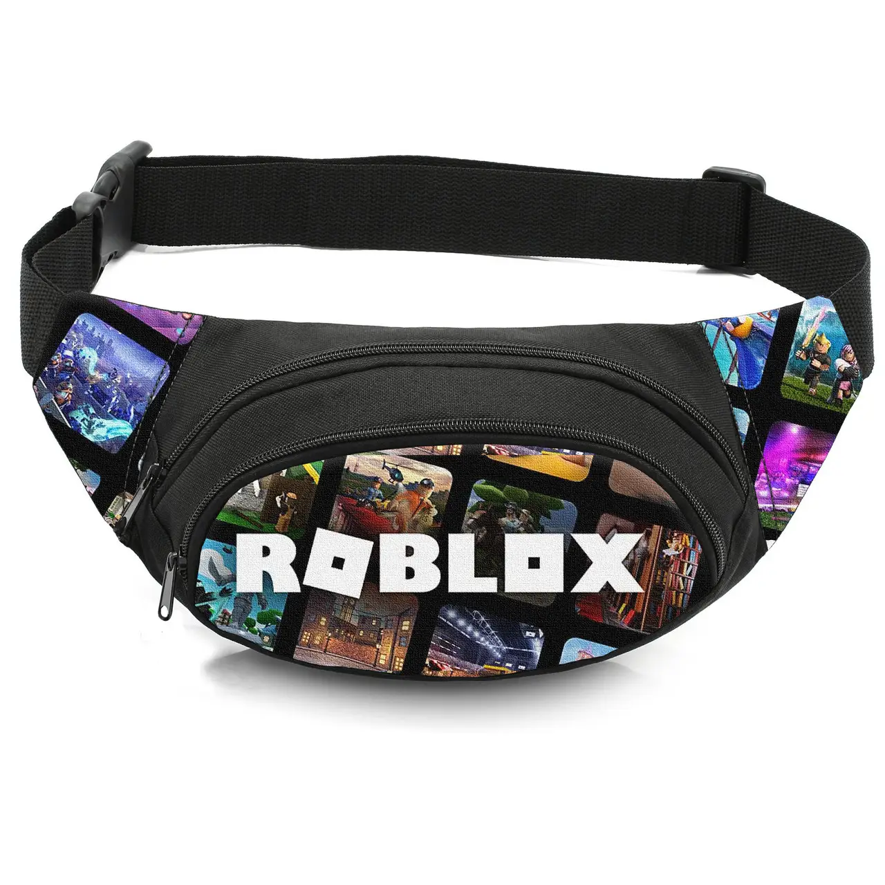 Сумка-бананка дитяча з принтом Roblox поясна сумка для хлопчика (4422)