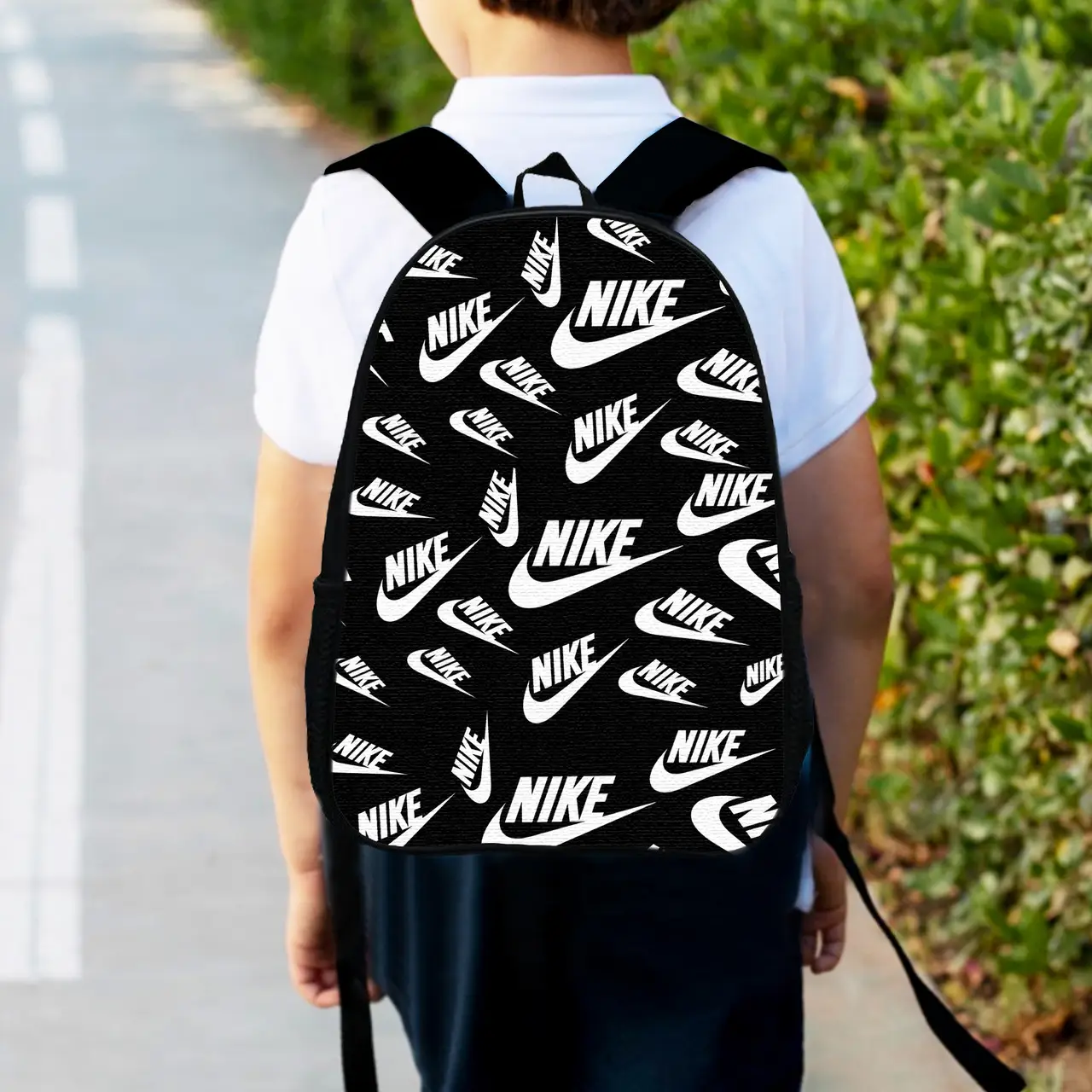 Рюкзак дитячий найк "Nike" 34х27см, міський ранець для хлопчика з принтом (00440)