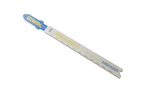Пилки для лобзика по металу T118A 17-23TPI HSS 92 мм 5 шт, Irwin 10504220