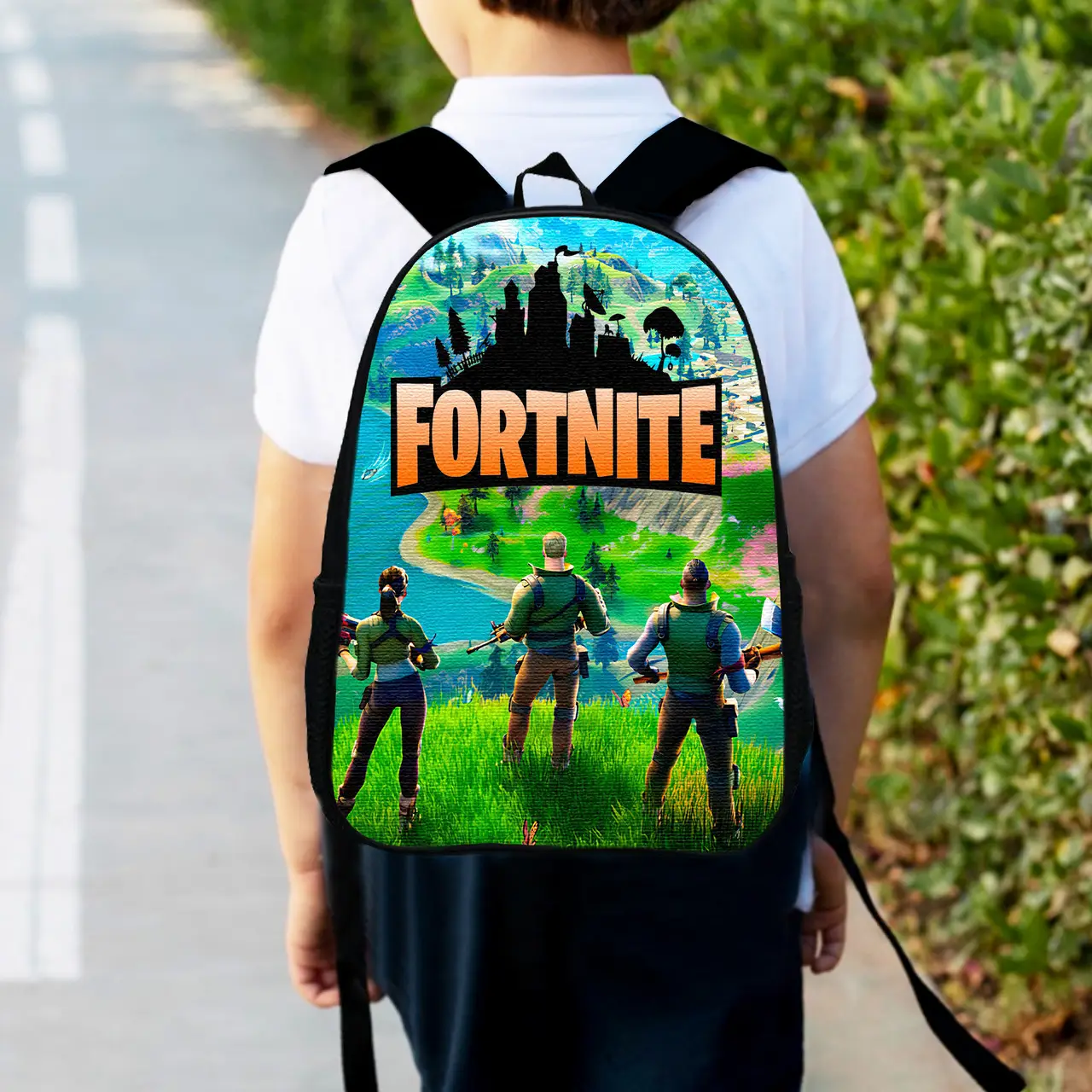 Рюкзак дитячий Фортнайт "Fortnite", 34х27см, міський ранець для хлопчика з принтом (00410)