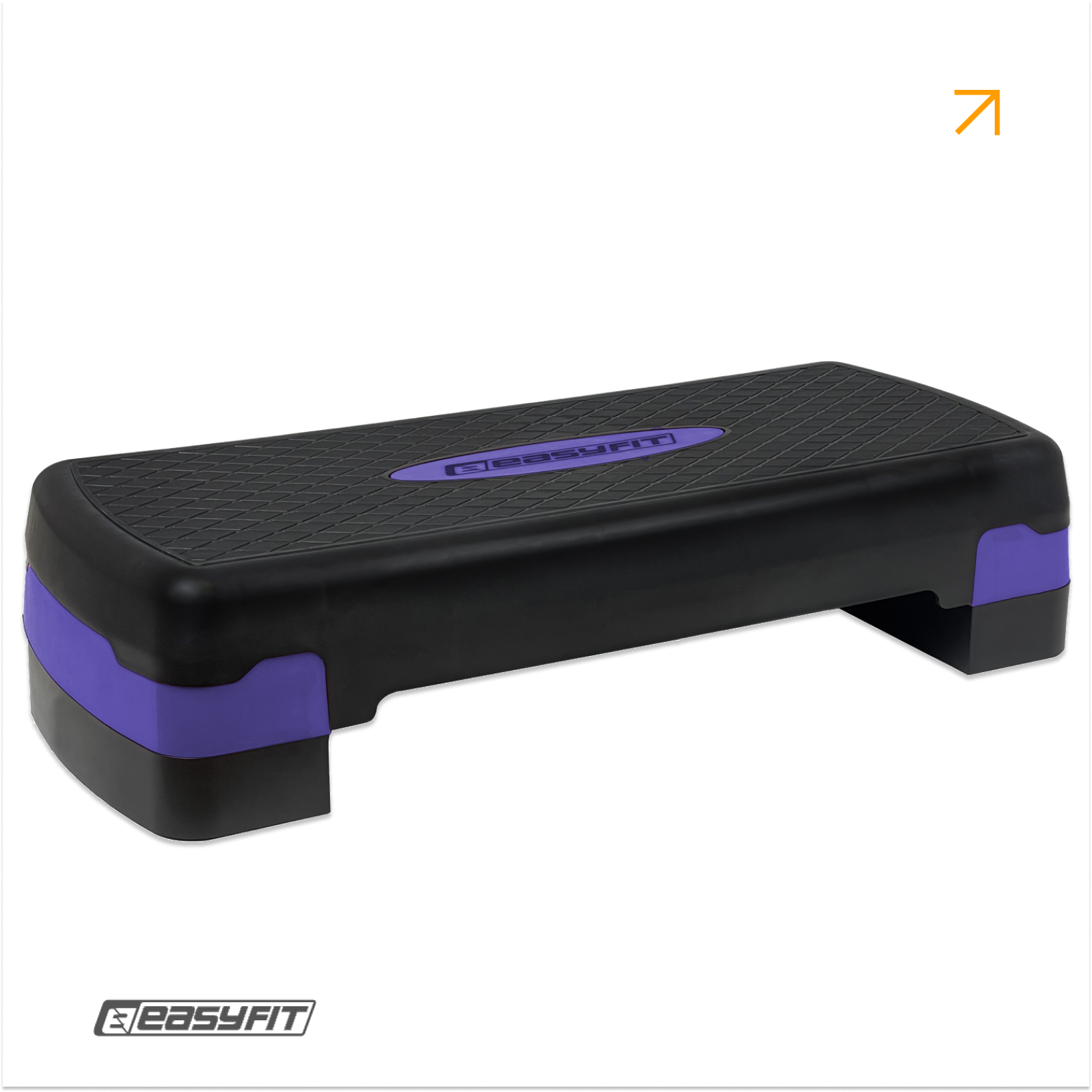 Степ-платформа EasyFit Step-B 2-ступінчаста фіолетова
