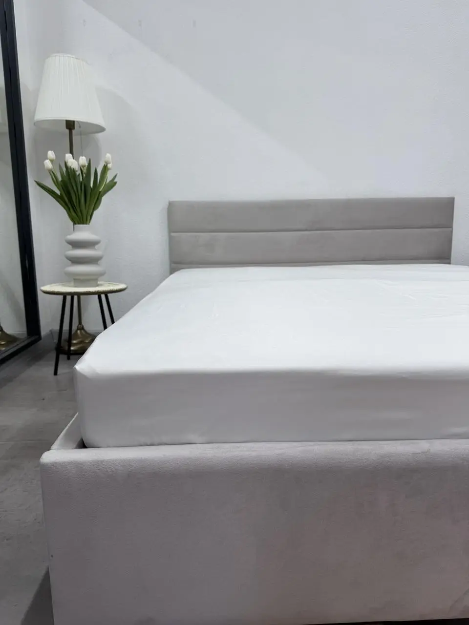 Простирадло на резинці Ecotton 160х200 см білий Сream White 24569