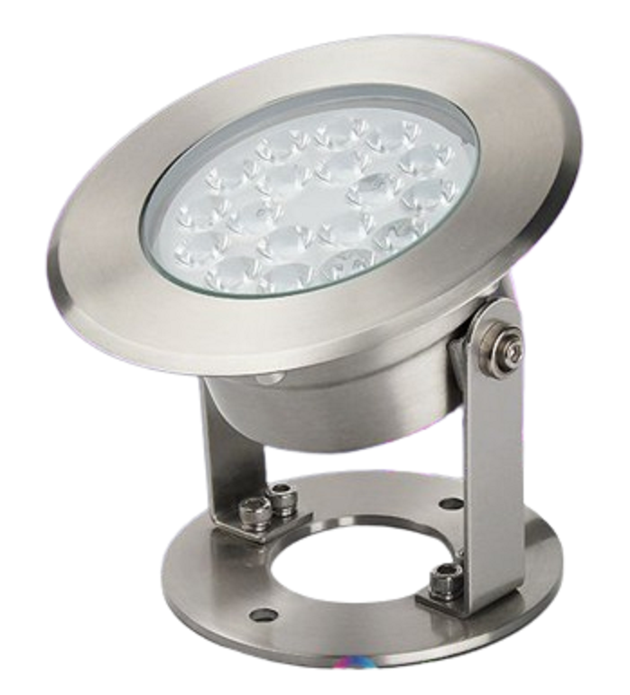 Підводний лінзований LED прожектор 9 RGB+CCT + управління DMX512