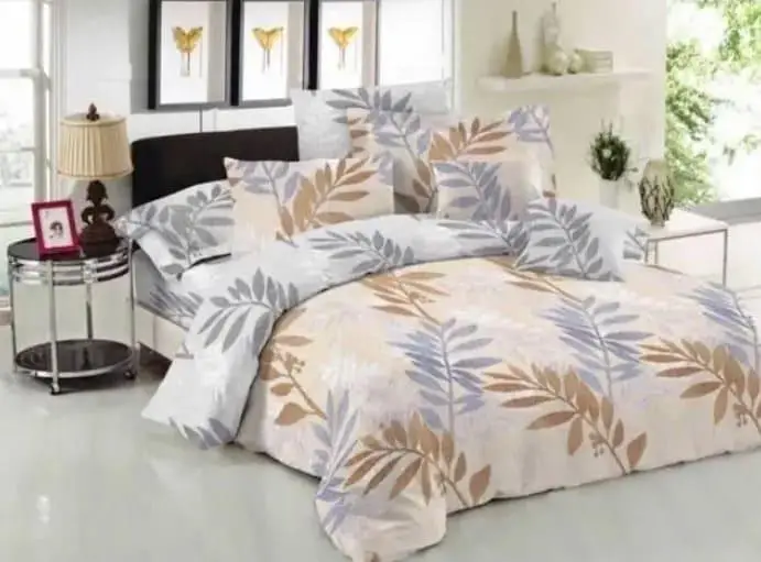 Комплект постільної білизни Ecotton двоспальний Сімейний 150х215 см світло-блакитний (23456)