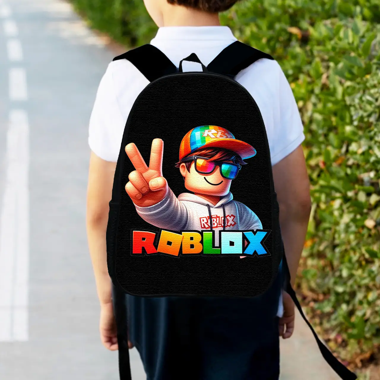 Рюкзак дитячий Роблокс 34х27 см ранець Roblox міський c принтом для хлопчика (00500)