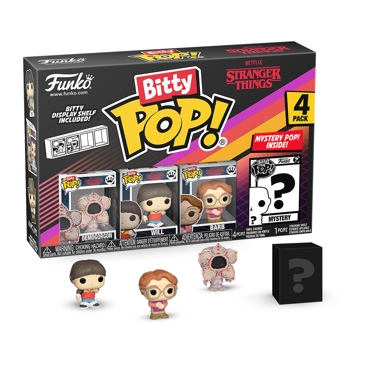 Набір ігрових фігурок BITTY POP! серії "Дивні дива" - ДЕМОГОРГОН (4 фігурки в ас.)