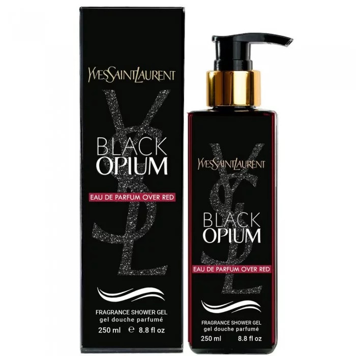 Парфюмированный гель для душа Yves Saint Laurent Black Opium Over Red Exclusive EURO 250 мл