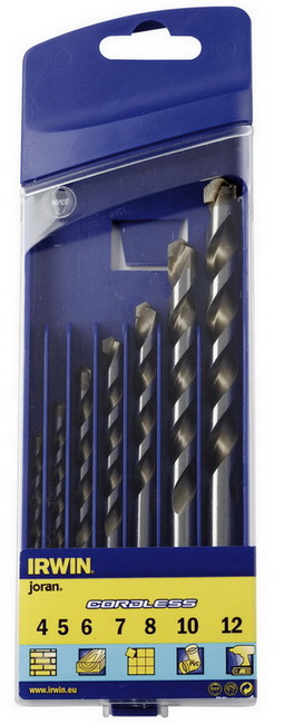 Набір свердел універсальних Cordless Multi Ø4-12 мм 7 шт, Irwin 10501940