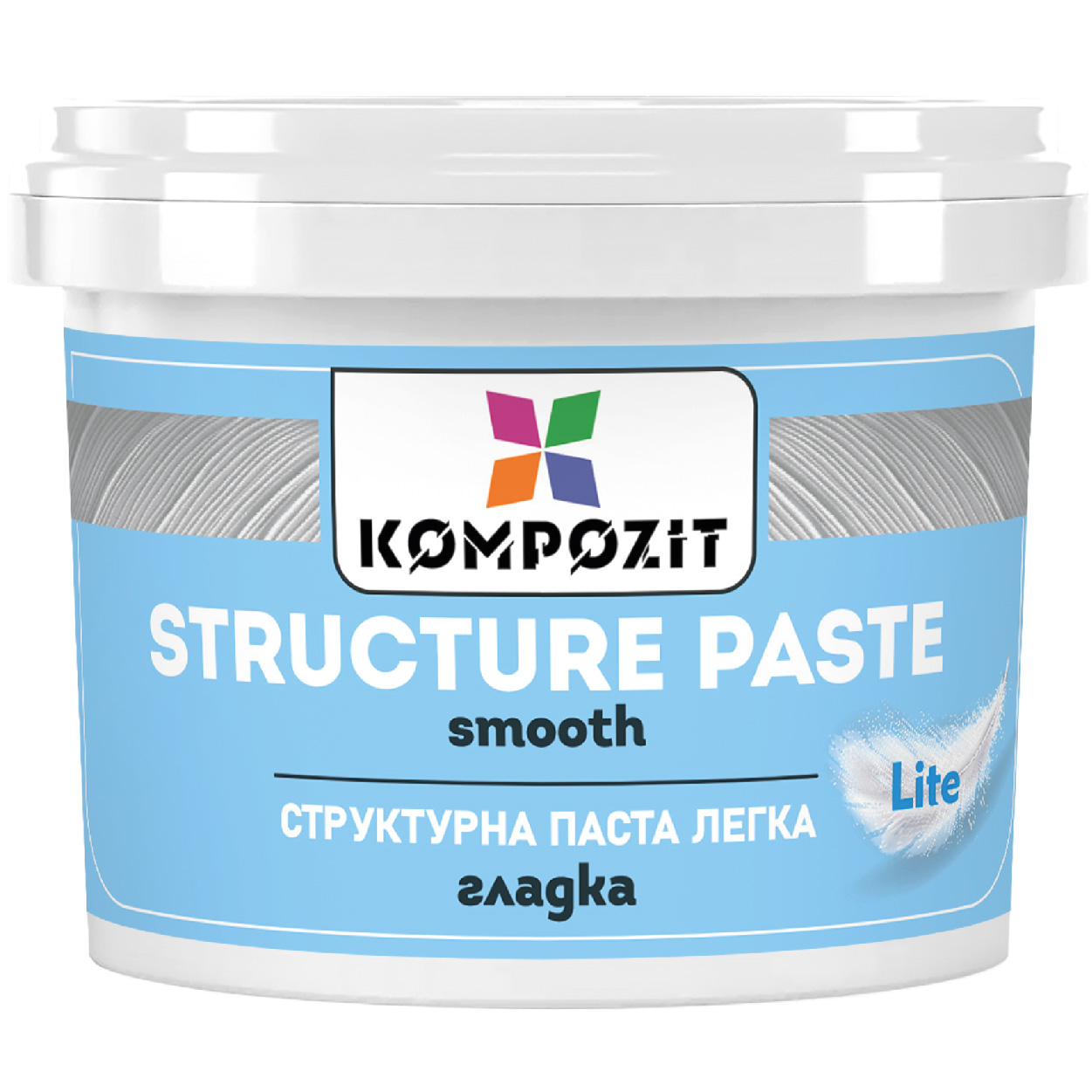 Паста структурна ART Kompozit гладка ЛЕГКА, 300 мл