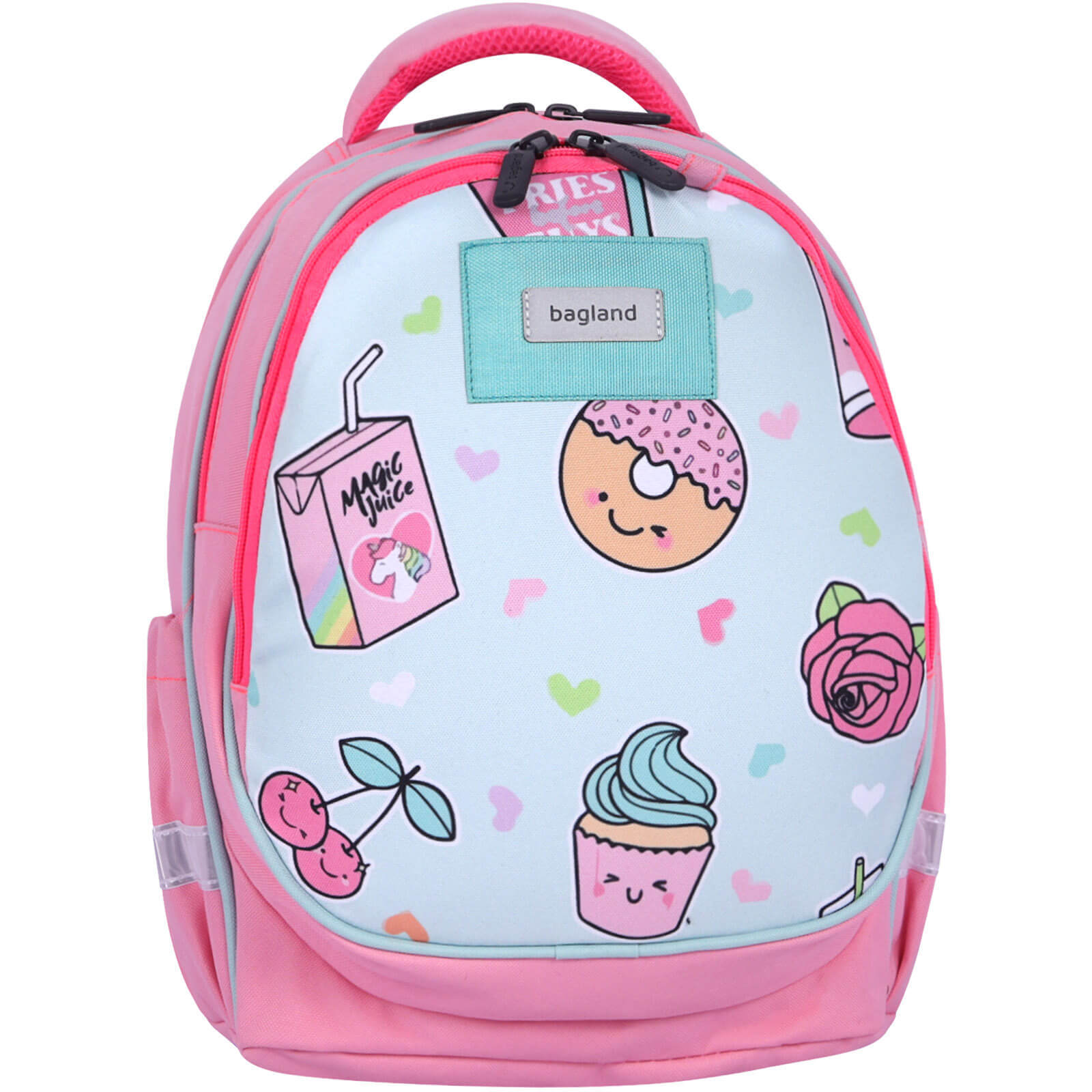 Рюкзак шкільний Bagland Butterfly 21 л. рожевий 1349 (0056566)