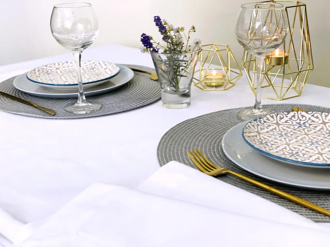 Скатертина Ecotton DUCK 170х200 см водовідштовхувальна білого кольору White 23127