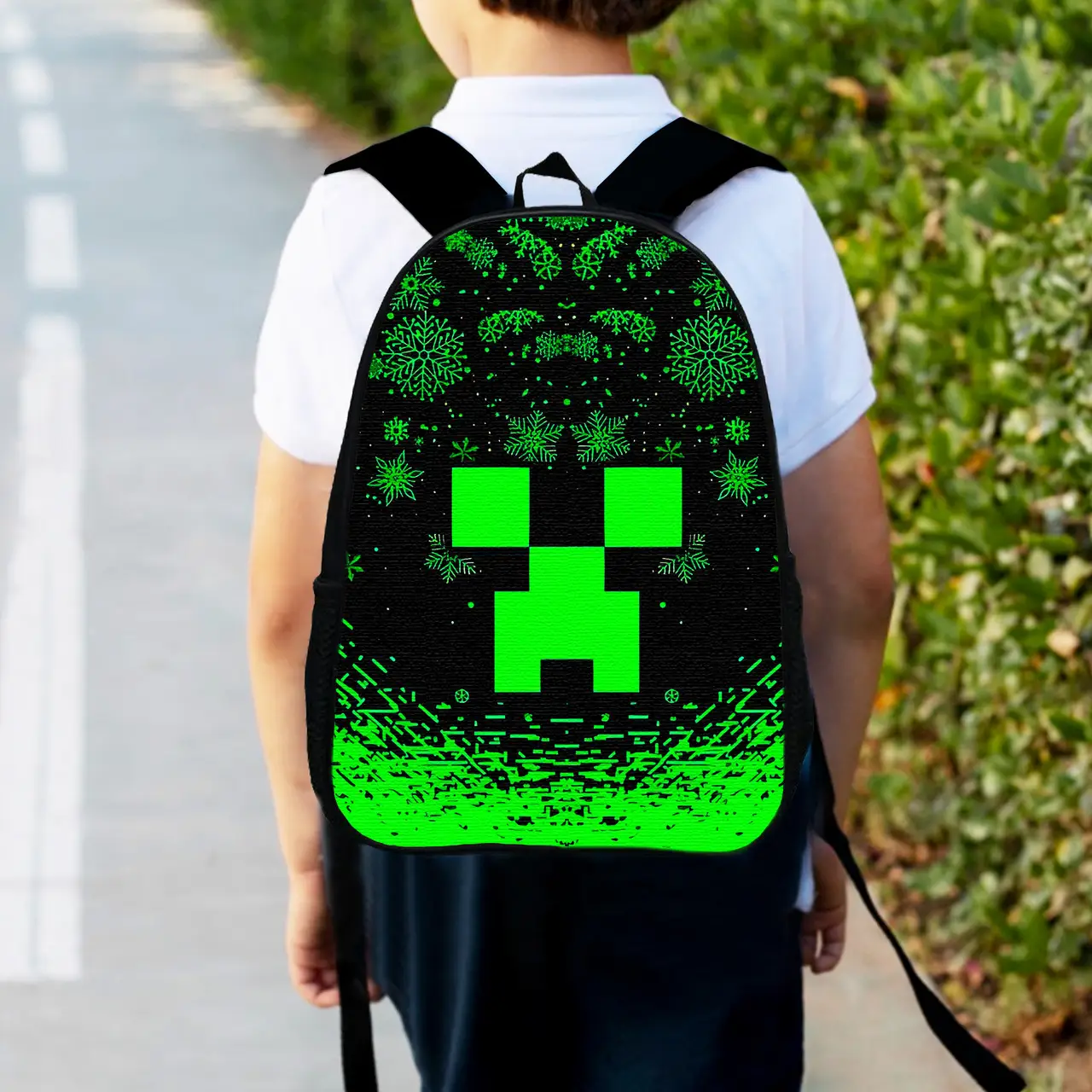 Рюкзак дитячий майнкрафт "Minecraft" 34х27см, міський ранець для хлопчика з принтом (00317)