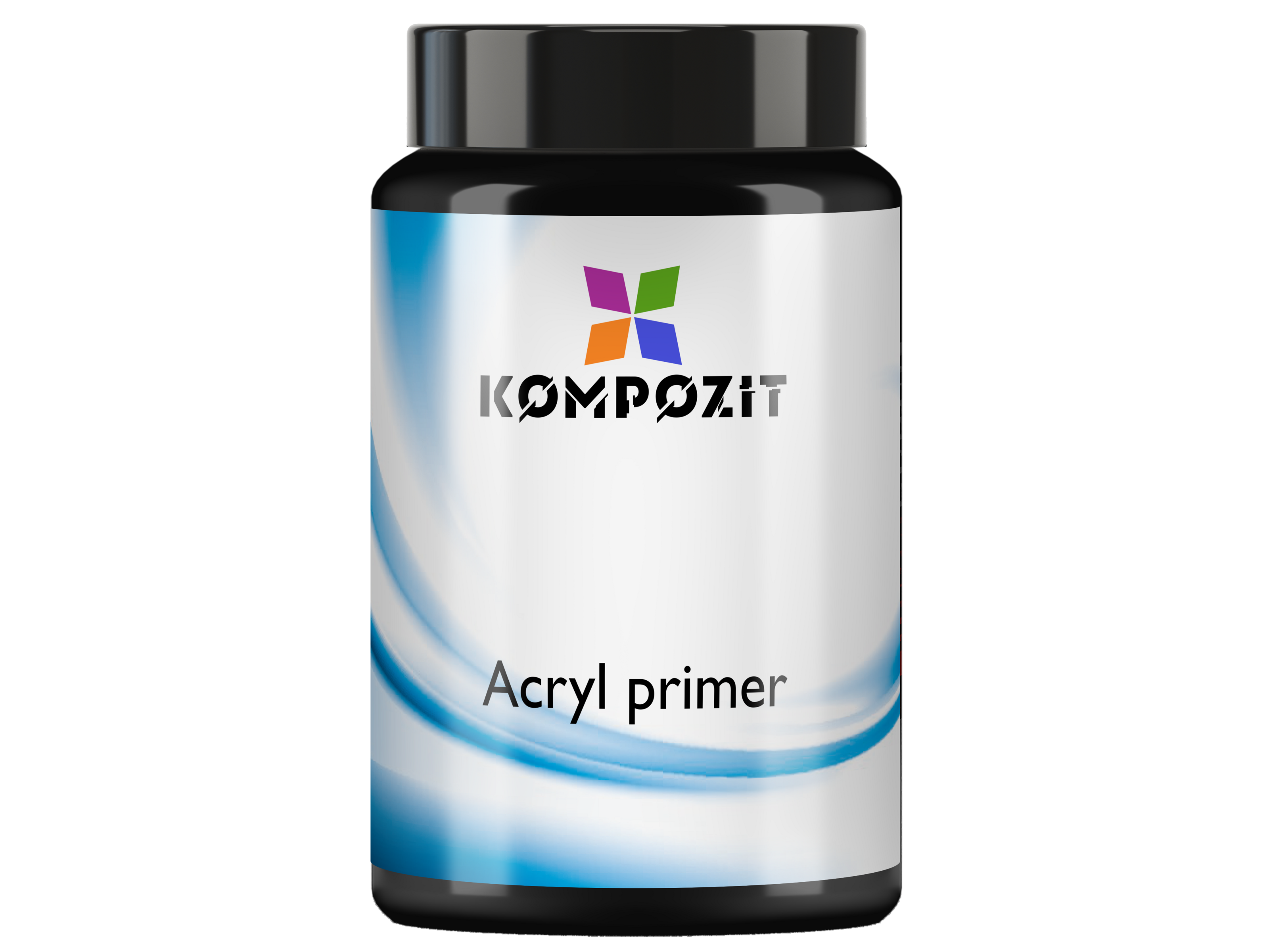 Ґрунт акриловий ART Kompozit, чорний, 400 мл, Чорний