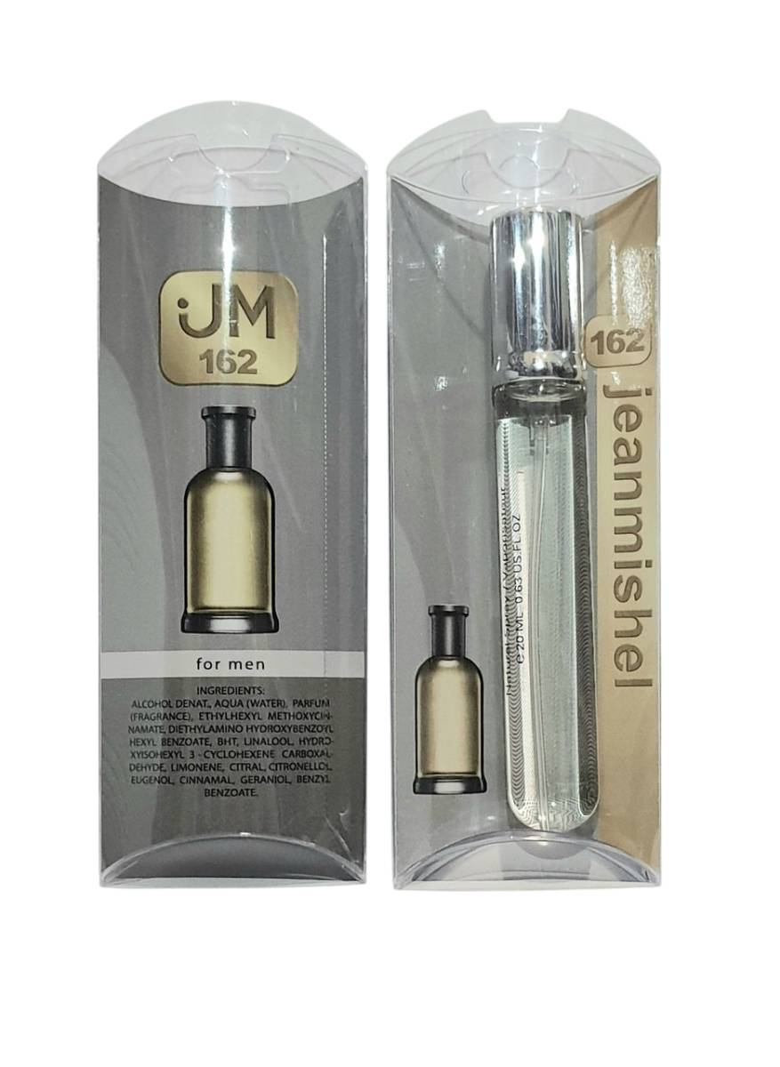 Мужской парфюм JeanMishel 162 аналог Hugo Boss Boss Bottled 20ml