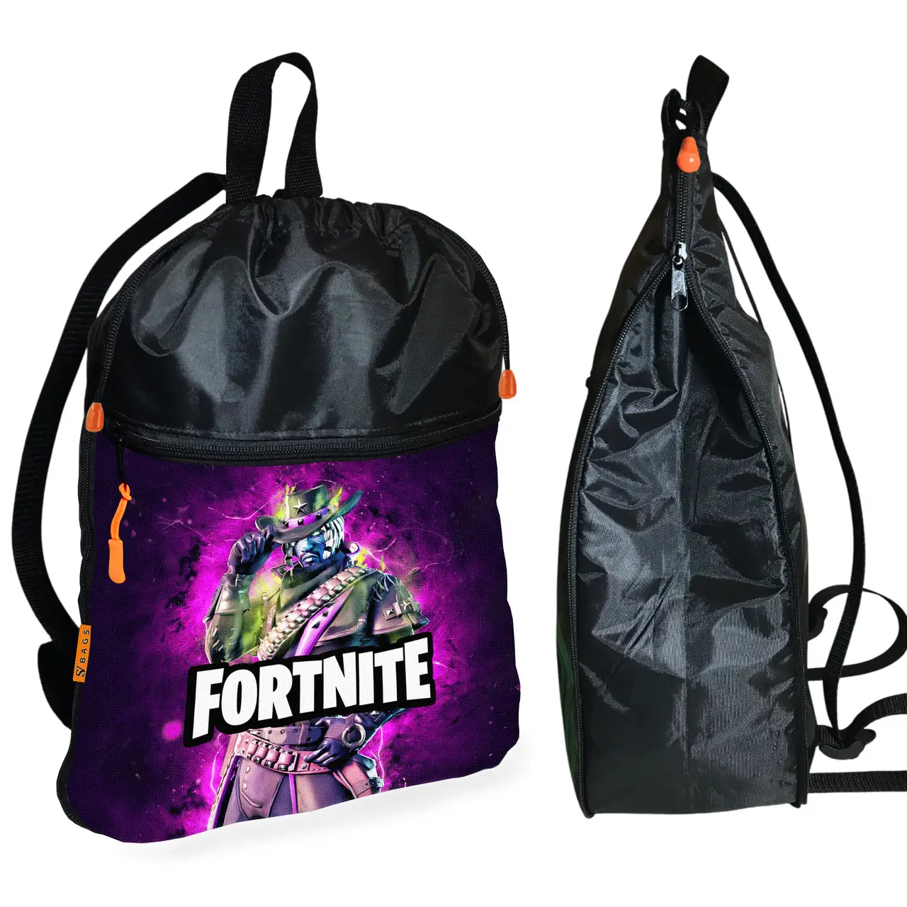 Рюкзак-мішок для школи Fortnite дитяча сумка для взуття та спортивного одягу (01459)