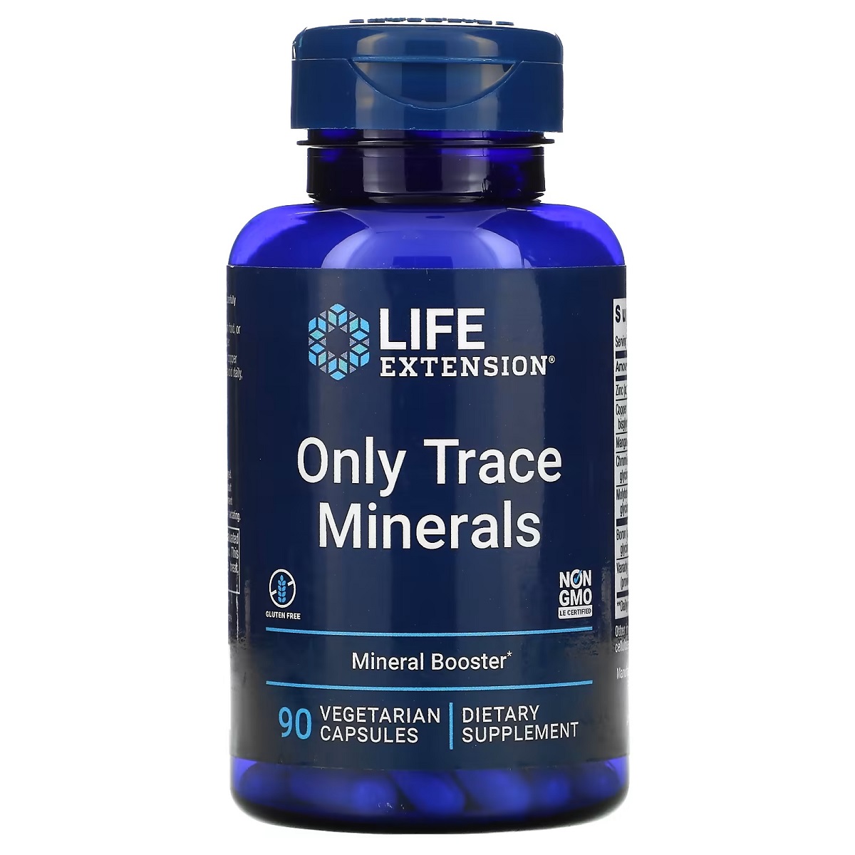 Мінерали, Only Trace, Life Extension, 90 вегетаріанських капсул