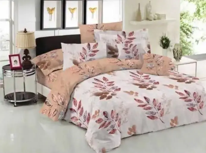 Комплект постільної білизни Ecotton двоспальний Сімейний 150х215 см персиковий (23434)