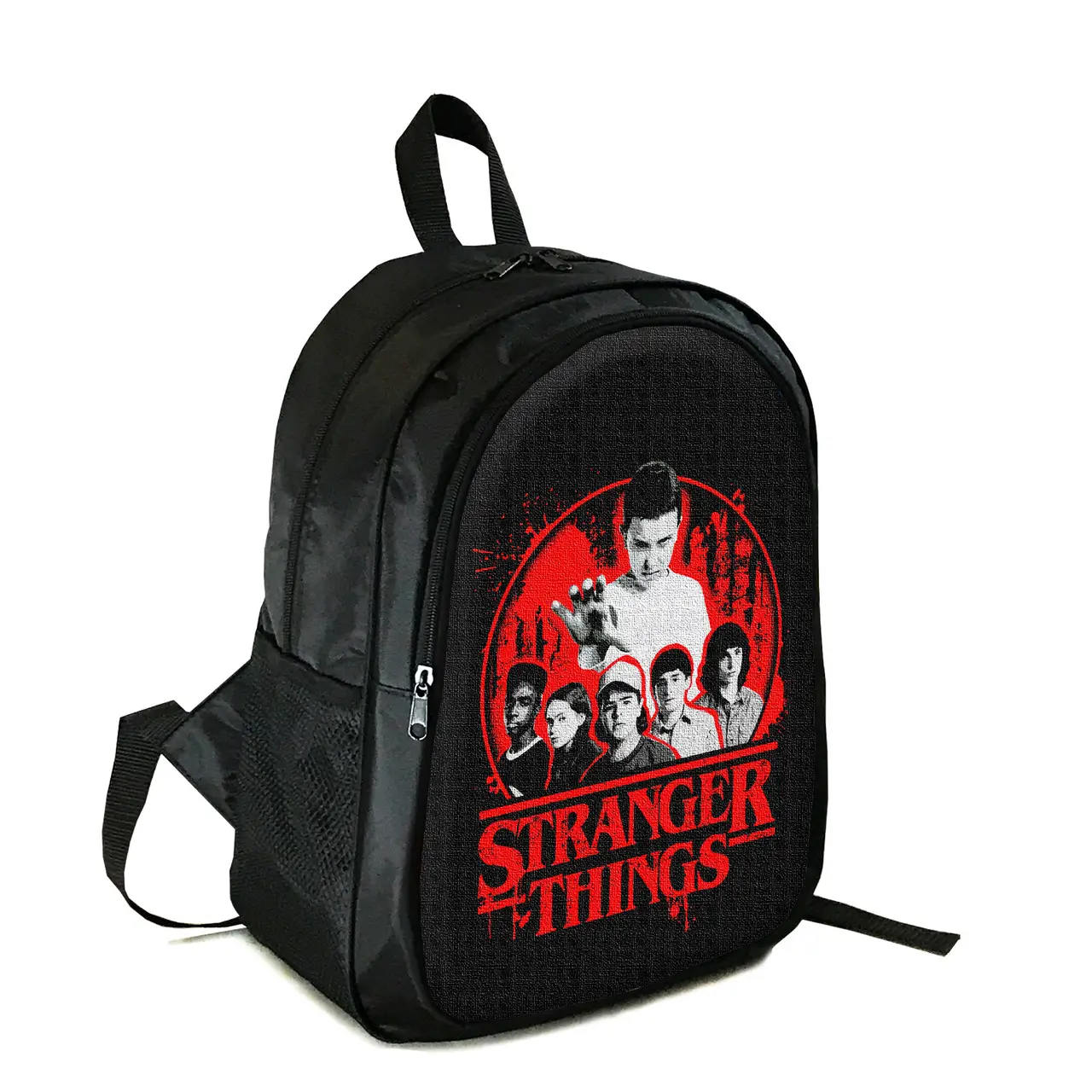 Рюкзак підлітковий/шкільний 38×28 см з принтом Дуже дивні справи / Stranger Things на два відділення для хлопчика, дівчин (4407)
