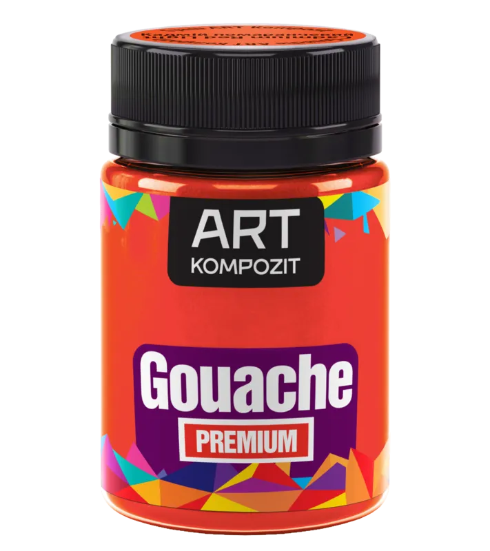 Гуаш художня PREMIUM "ART Kompozit", 60 мл, Кадмій помаранчевий