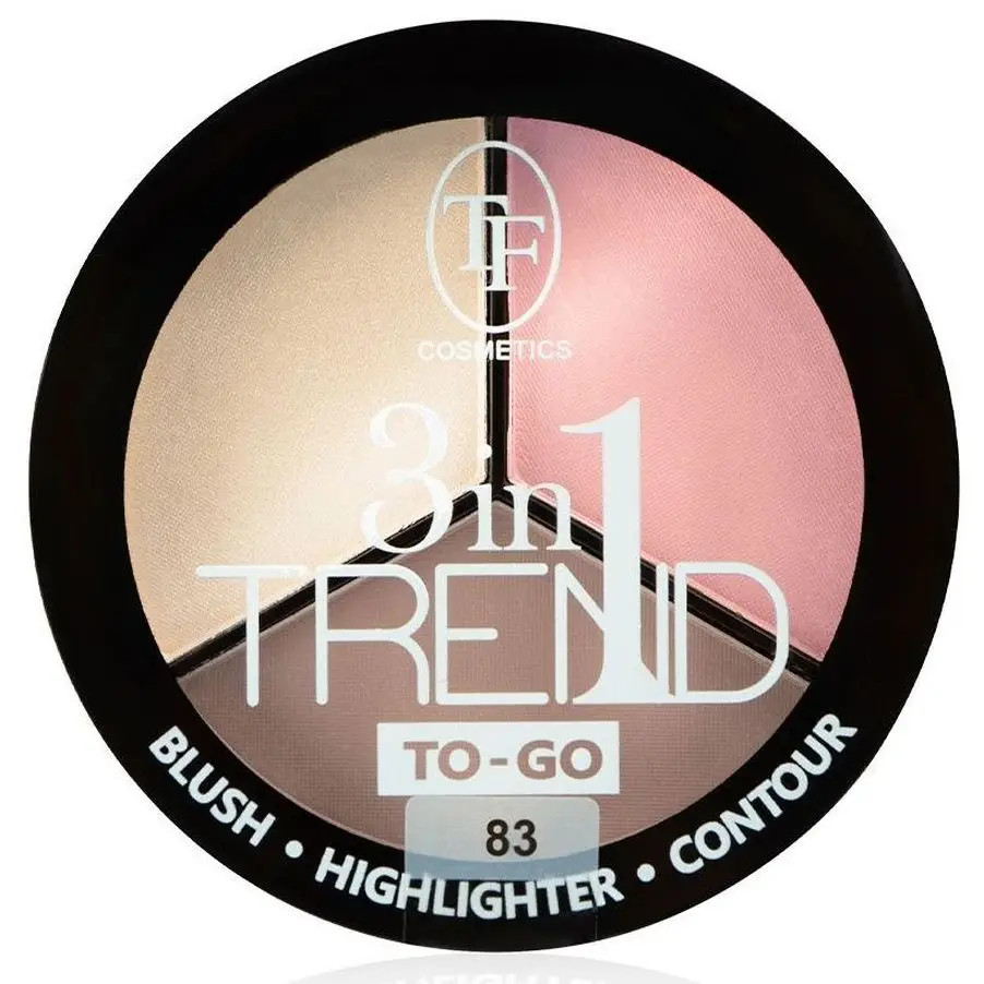 Палетка для контуринга лица TF COSMETICS Trend TO-GO TP18 №183 (Холодный розовый)