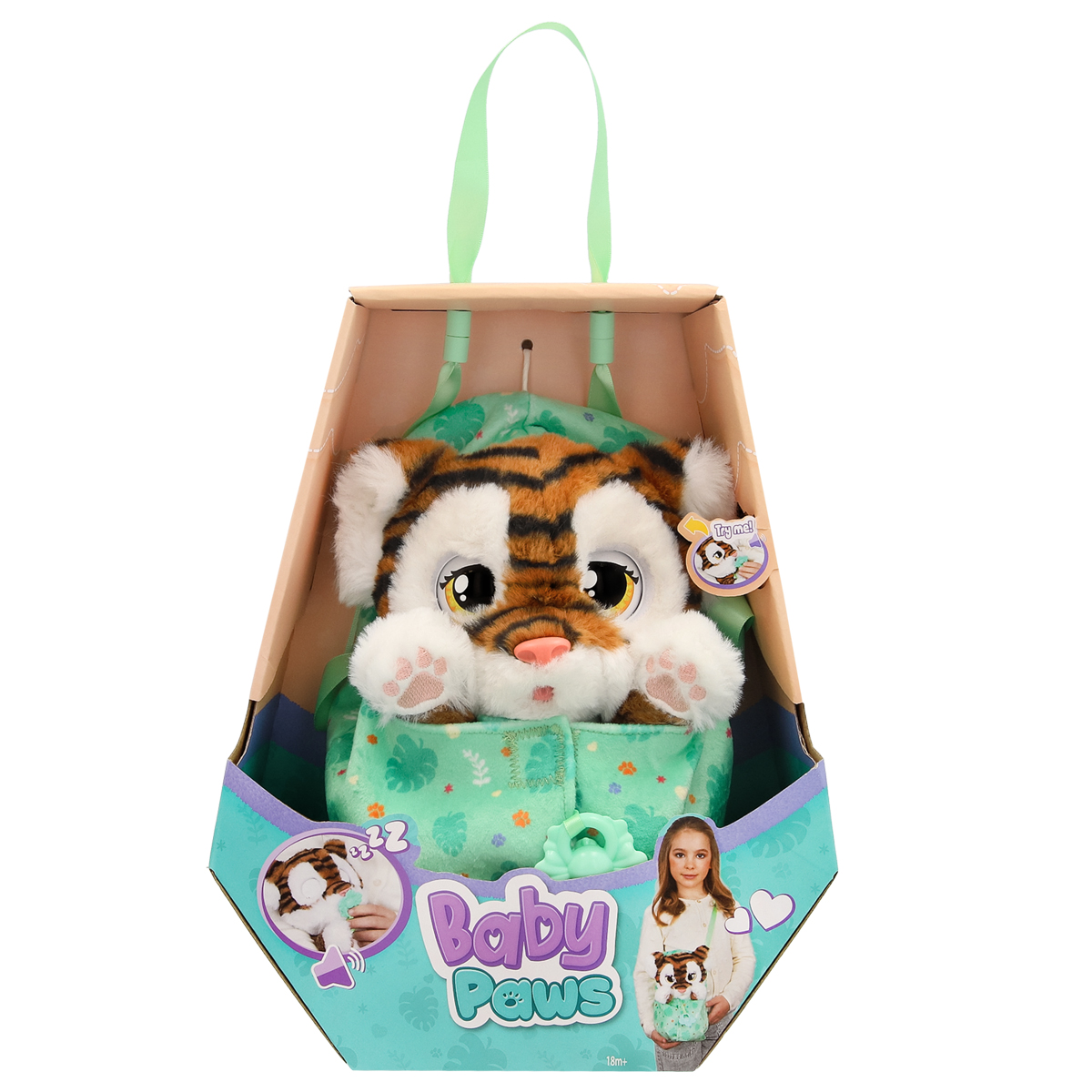Інтерактивна іграшка BABY PAWS W3 – ТИГРЕНЯ (з аксес.)