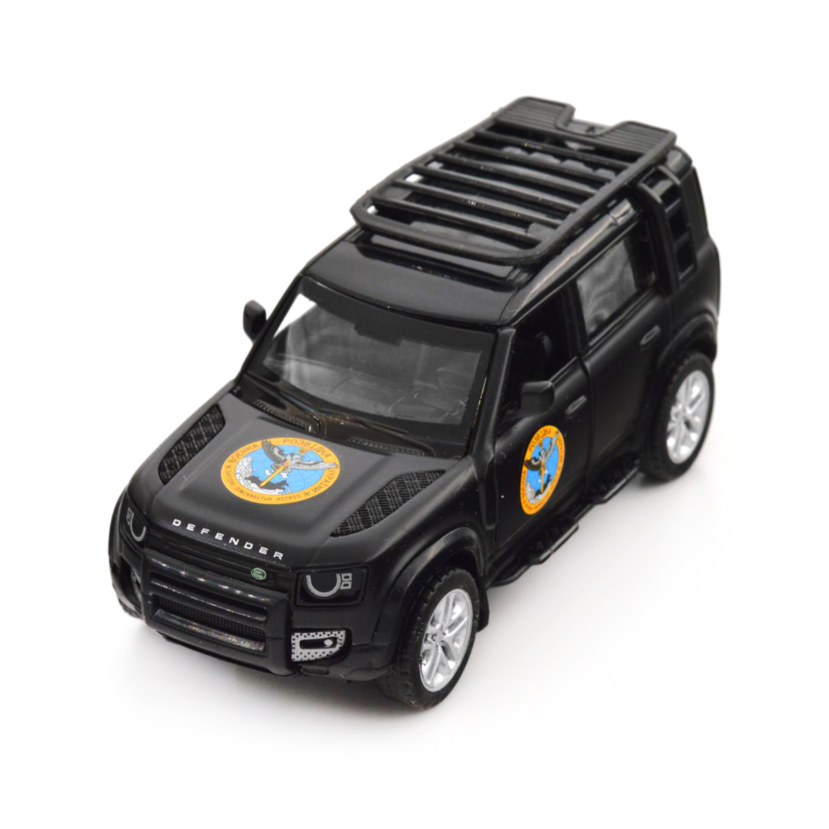 Автомодель серії "Шеврони Героїв" - LAND ROVER DEFENDER 110 - "ГУР МО"