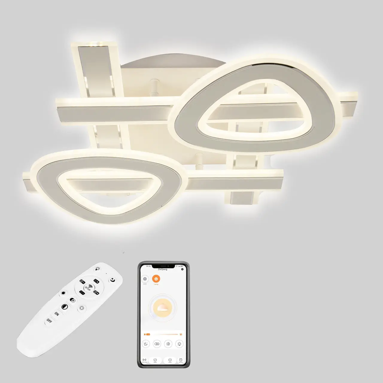 Стельова LED люстра, світлодіодний світильник Sunlight 6076/500