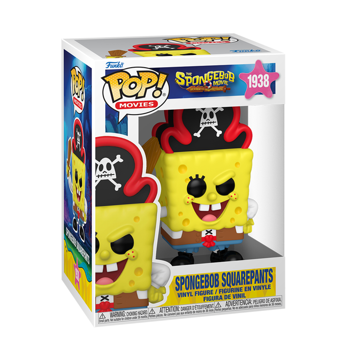 Ігрова фігурка FUNKO POP! серії "Губка Боб" - ПІРАТ ГУБКА БОБ