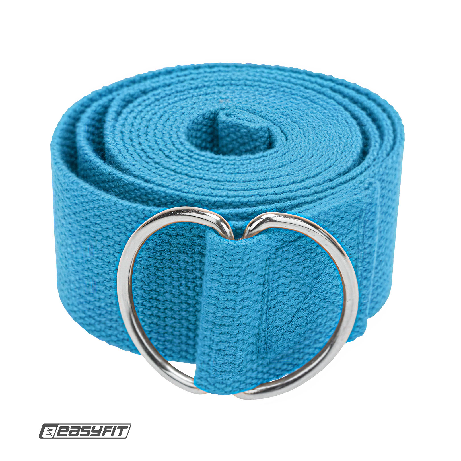 Ремінь для йоги EasyFit світло-блакитний