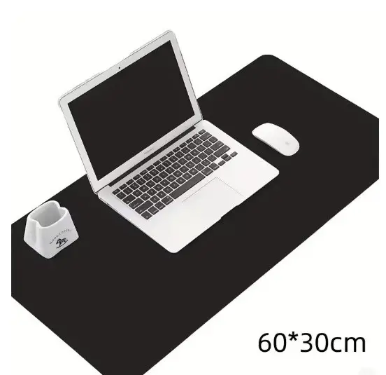 Килимок для миші 60×30 см ((екошкіра) Чорний
