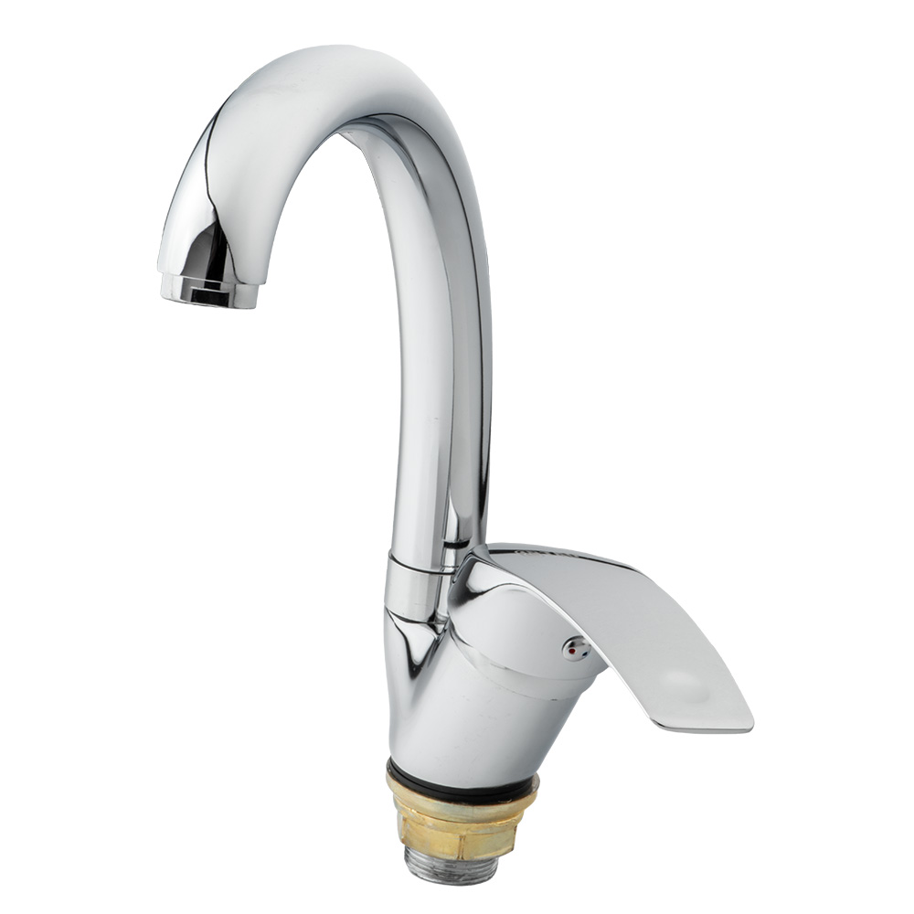 Смеситель s40 Ø40 для кухни гусак ухо на гайке TAU SL-4B143C (9840140)