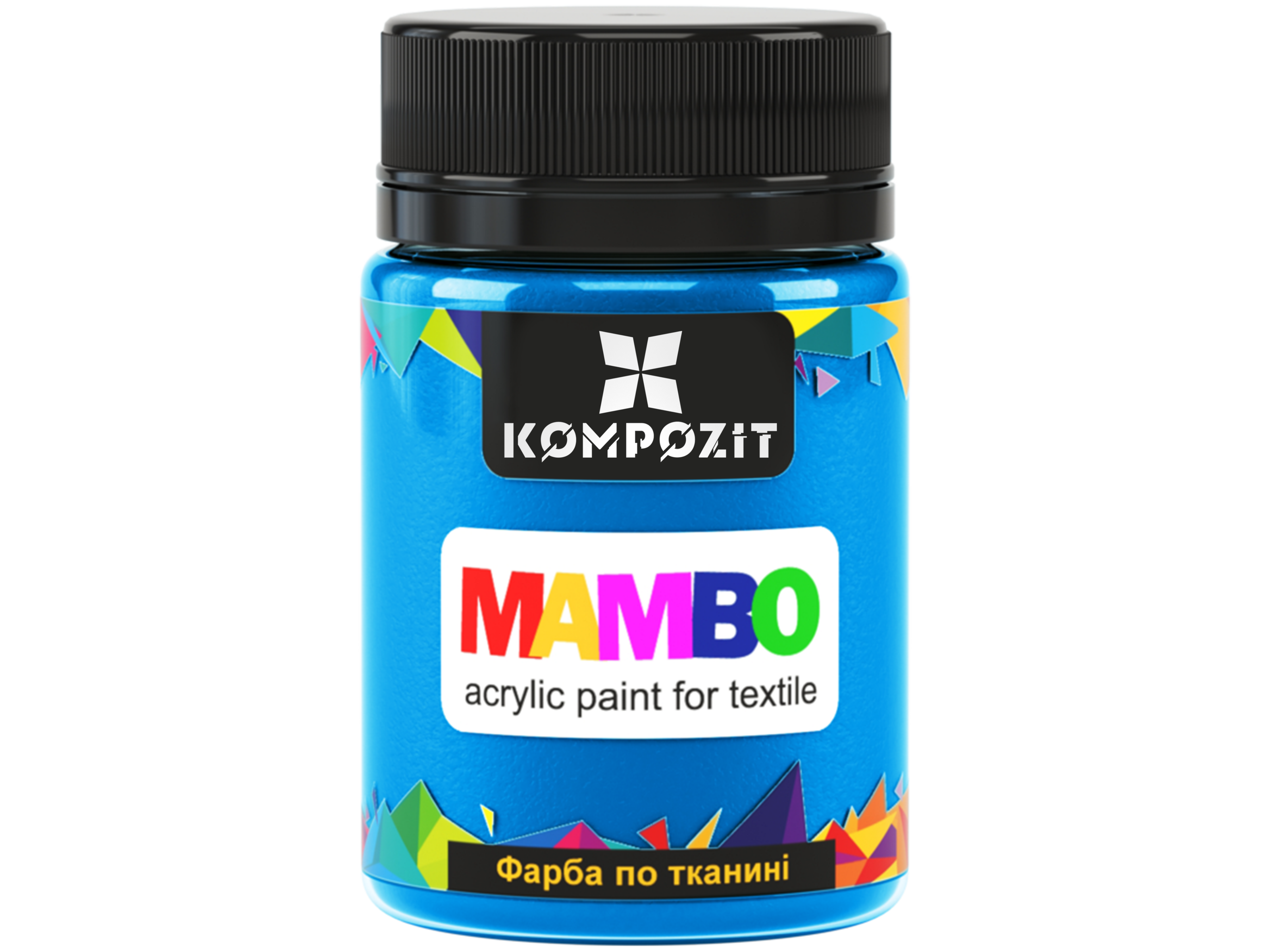 Фарба по тканині MAMBO ART Kompozit, 50 мл, 16 синій світлий