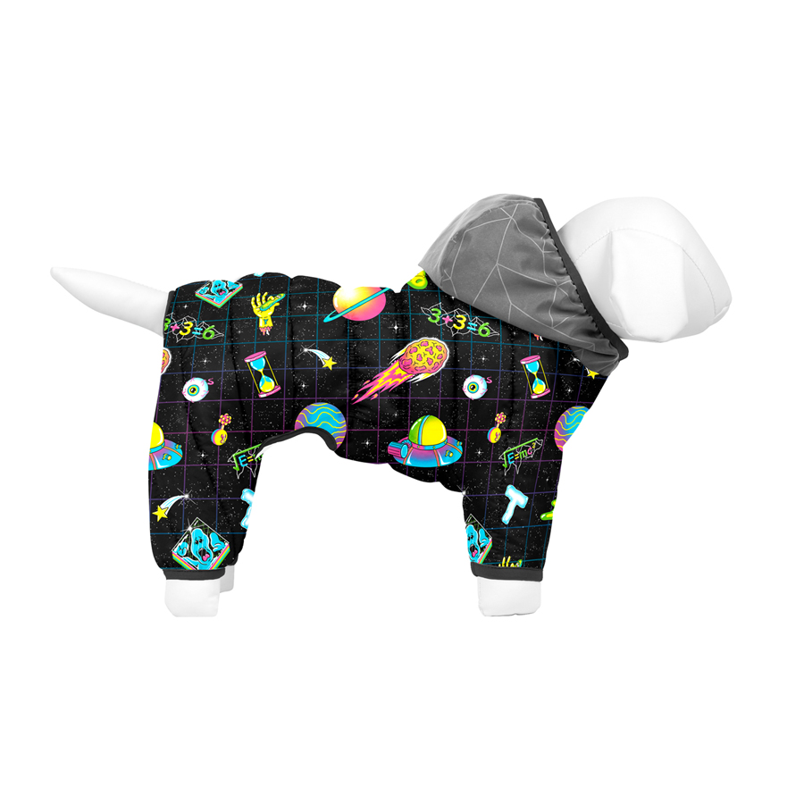 Комбінезон для собак WAUDOG Clothes малюнок "Рік та Морті 2", L50, В 70-74 см, С 47-50 см