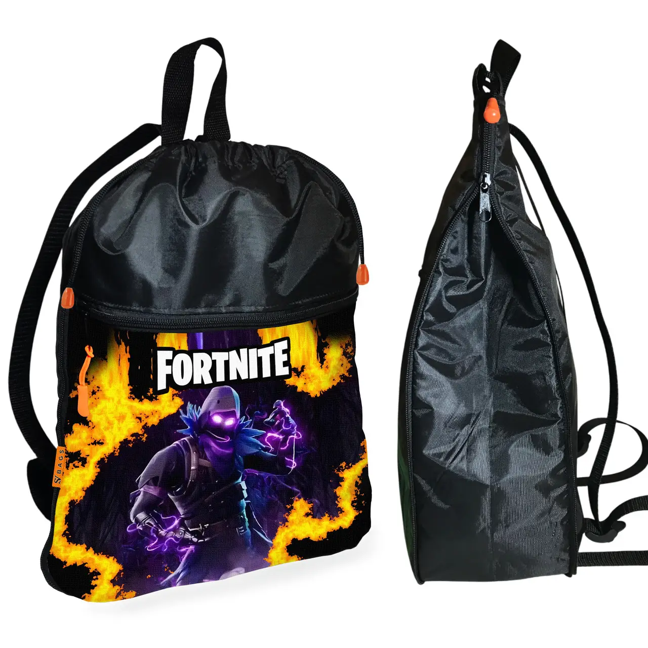 Рюкзак-мішок для школи Fortnite дитяча сумка для взуття та спортивного одягу (01458)