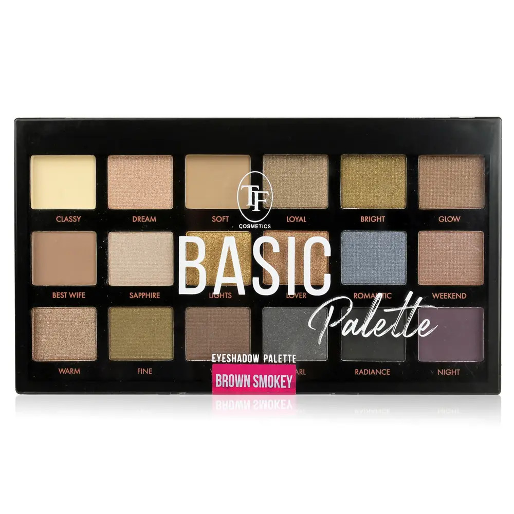 Палетка теней TF COSMETICS Basic Palette TE42 №01 Brown Smokey