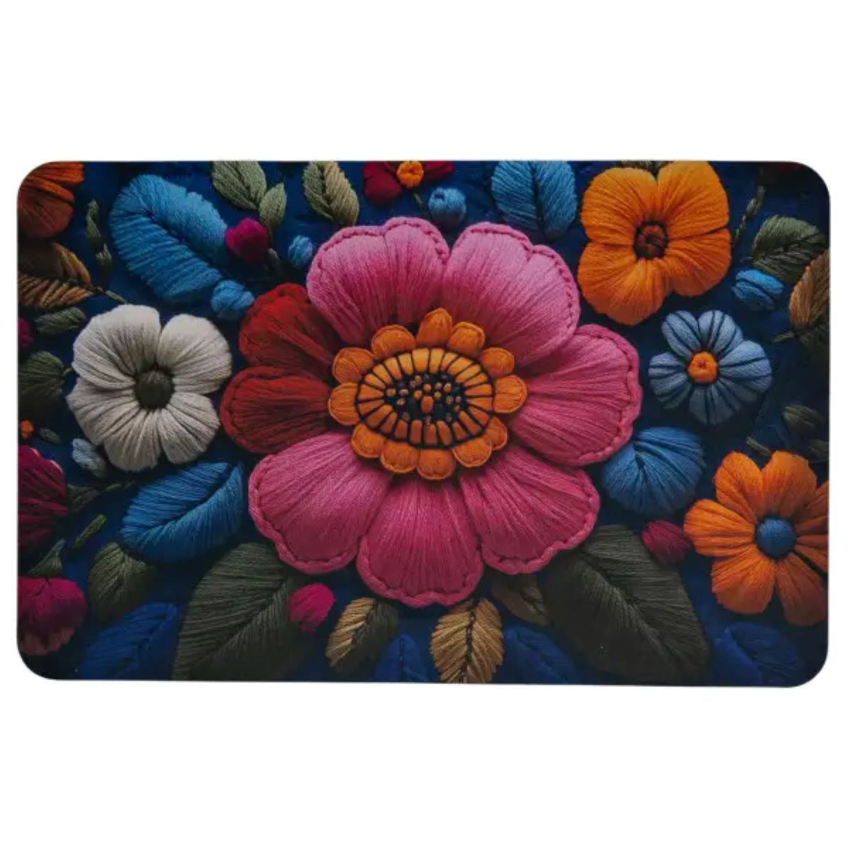 Килимок діатомітовий з 3D-ефектом Embroidered Bloomscape 58*38 см універсальний HP-42-31