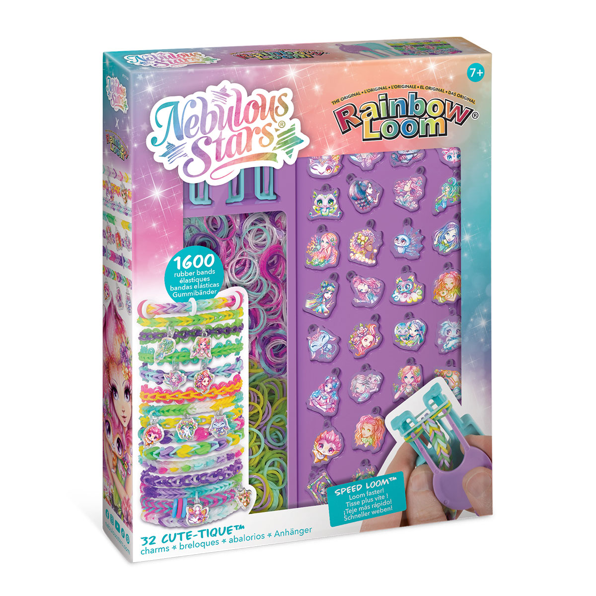 Набір для створення прикрас NEBULOUS STARS серії "Rainbow Loom™" з підвісками – НЕБЕСНА ФАНТАЗІЯ