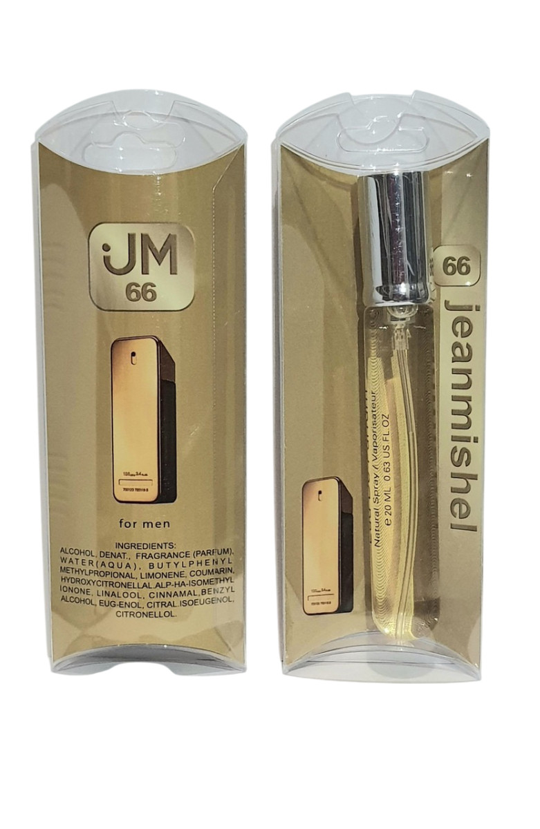 Мужской древесный парфюм JeanMishel 66 Paco Rabanne 1 Million 20ml