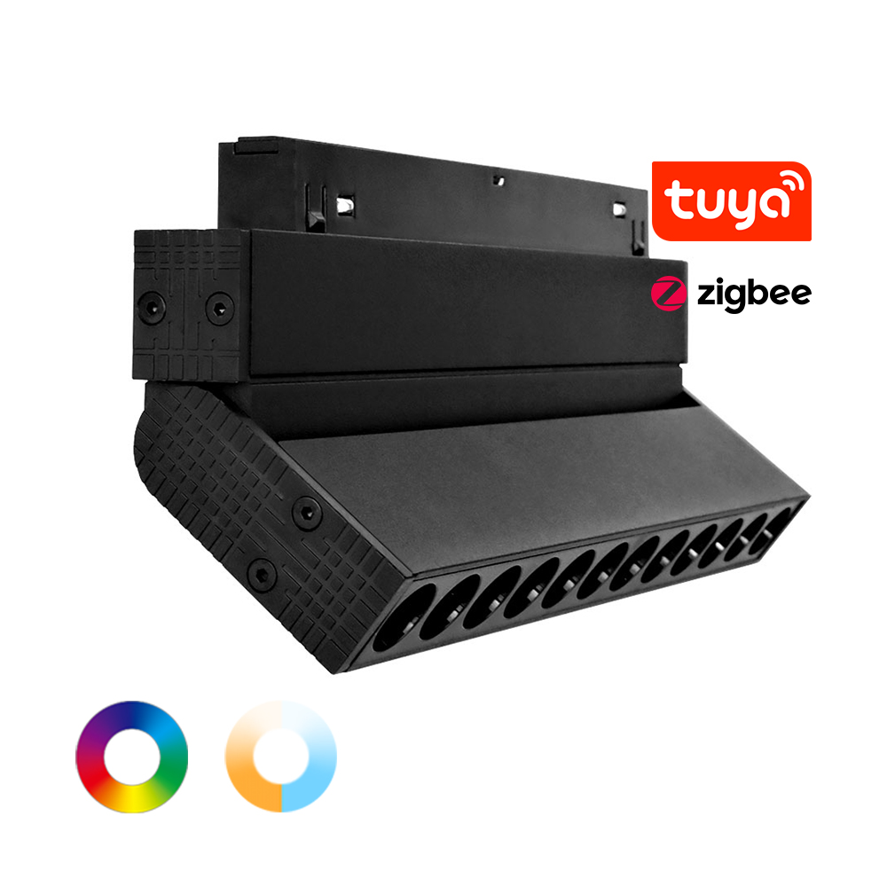 Магнітний трековий світильник поворотний grille RGB+CCT (2700-6500K) 6W Zigbee3.0о