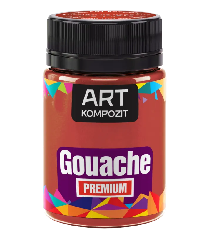 Гуаш художня PREMIUM "ART Kompozit", 60 мл, Англійська червона