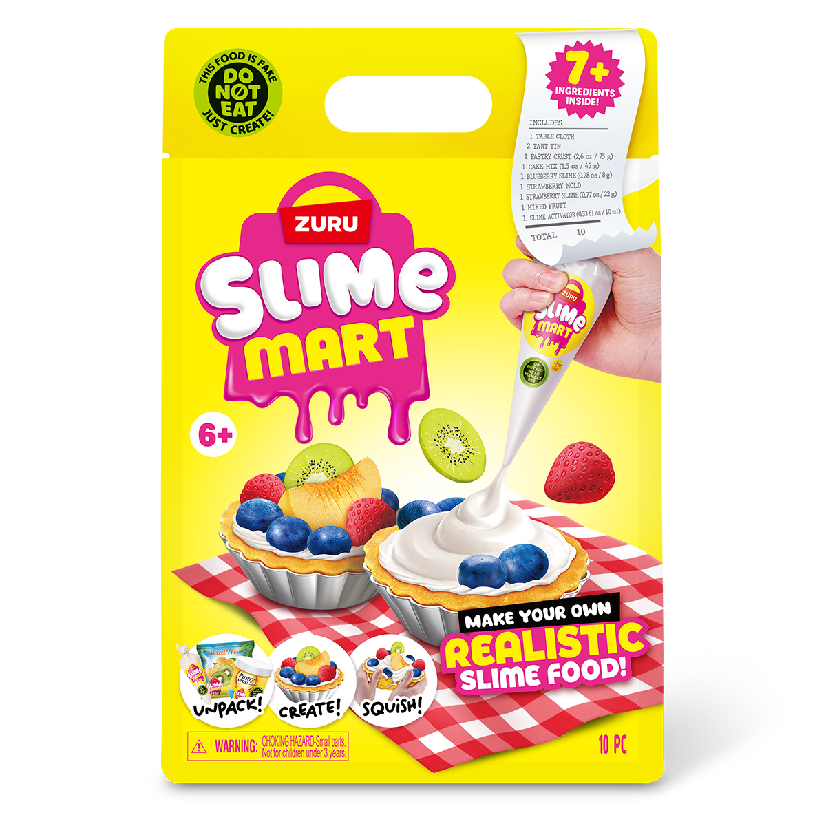 Ігровий набір зі слаймами SLIME MART серії "Shopping Bag" – ФРУКТОВИЙ ТАРТ