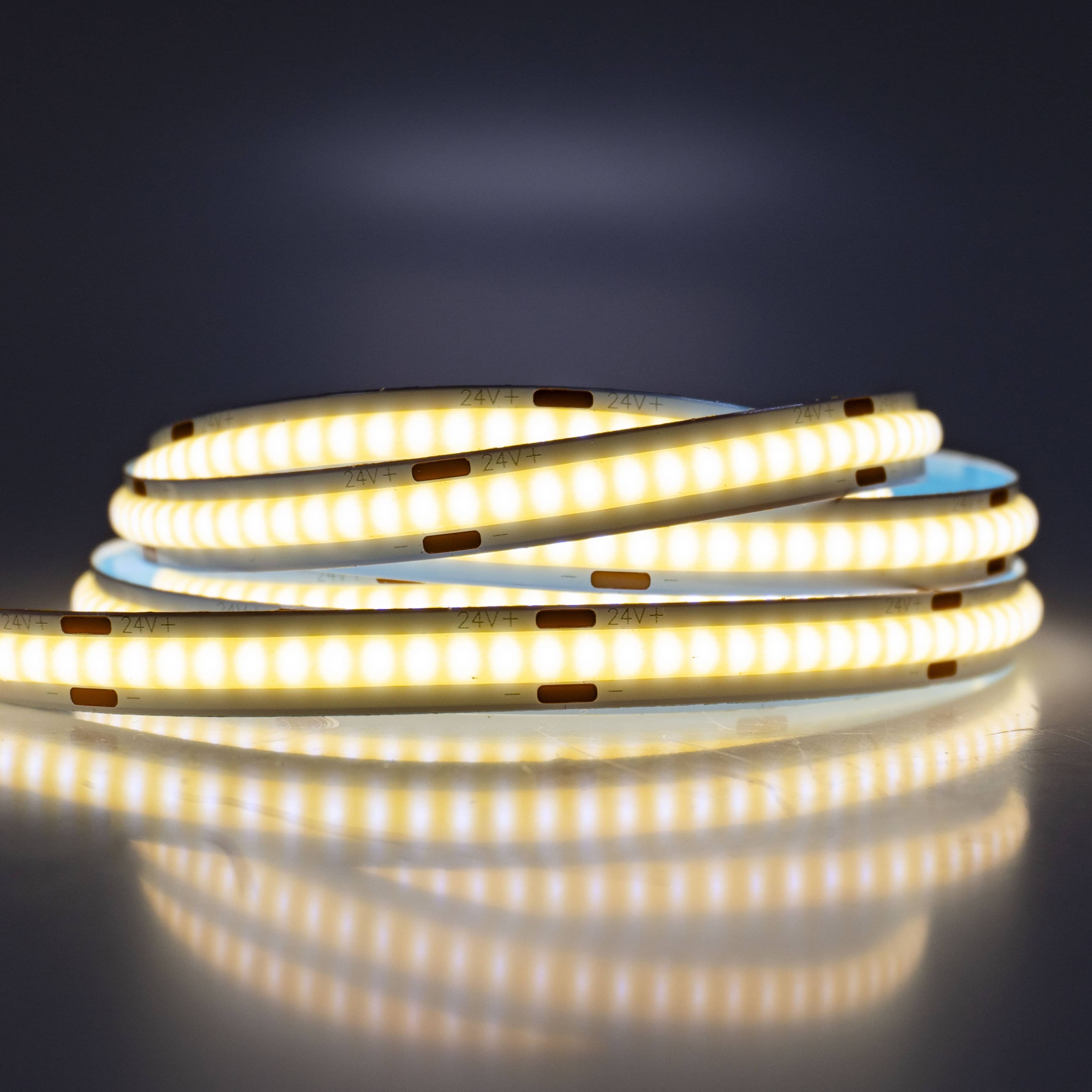 LED стрічка COB Монохромна MI-LED-CSL1N04H 4000K 24VDC, IP20, 11 W/1M, 760LM/m (5M)