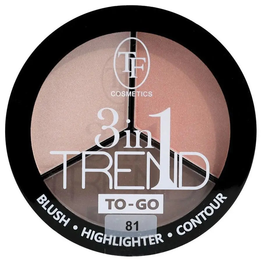 Палетка для контуринга лица TF COSMETICS Trend TO-GO TP18 №181 (Розово-бежевый)