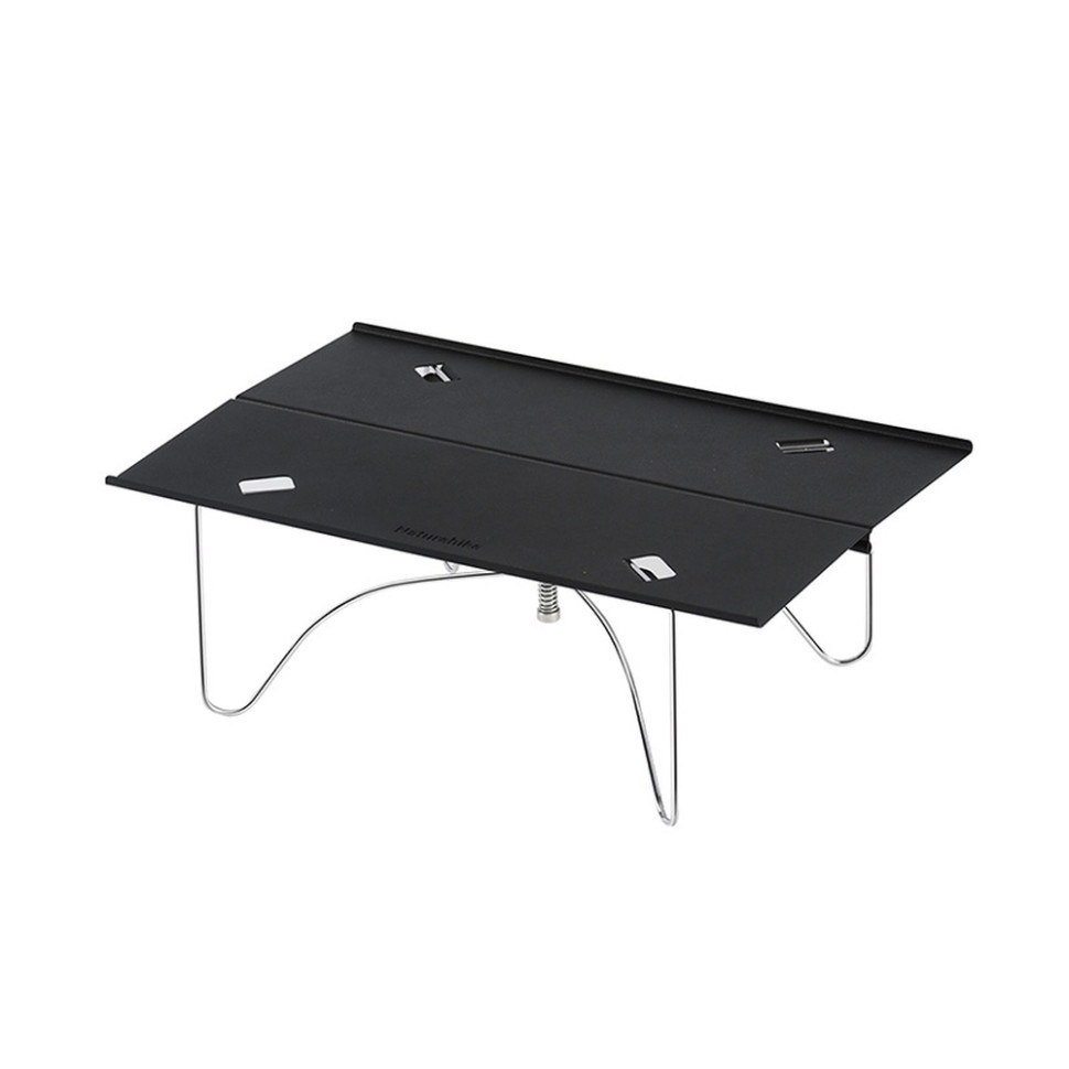 Складаний стіл Naturehike CNK2450JJ024, 31х21 см, алюміній, чорний