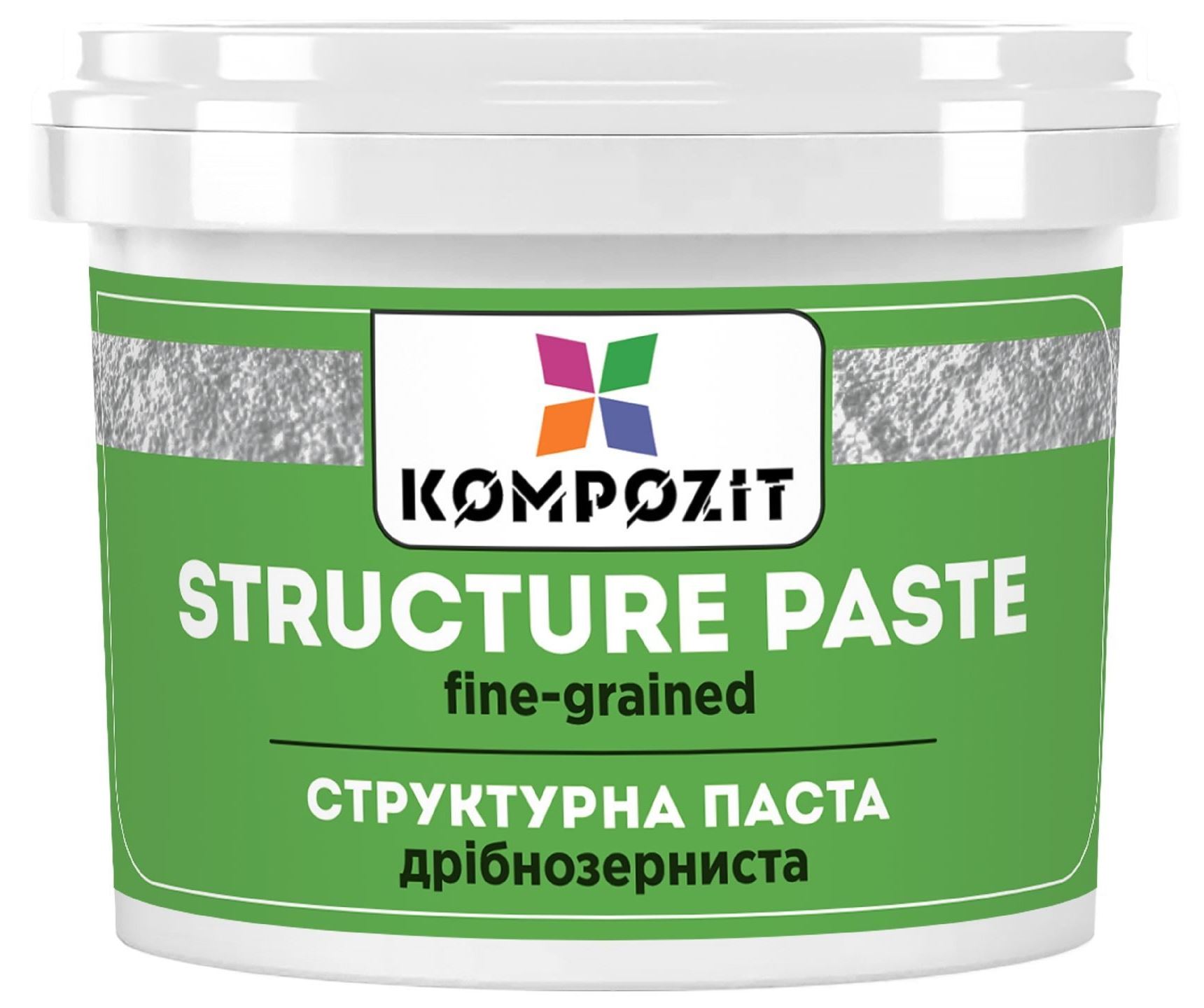Паста структурна ART Kompozit дрібнозерниста , 300 мл, Білий