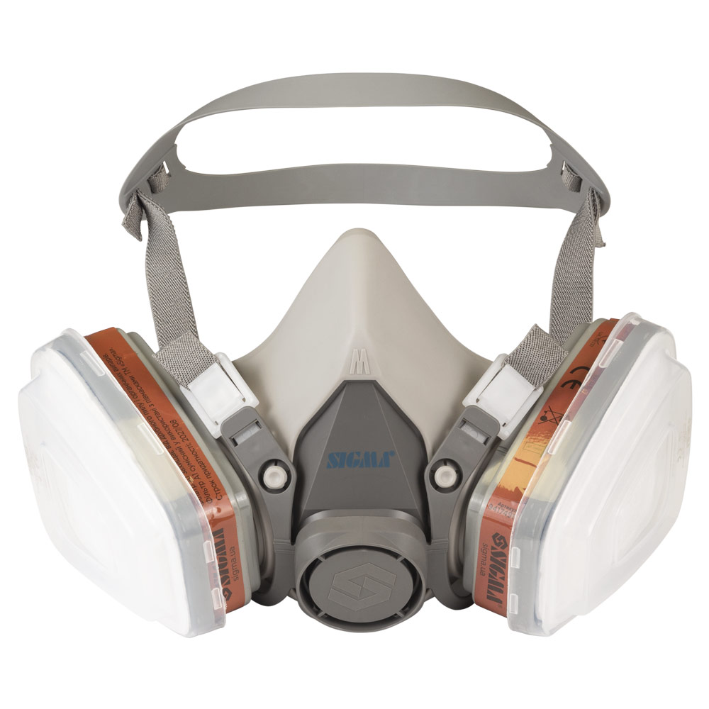 Полумаска Defender Pro с фильтрами А1 SIGMA (9417491)
