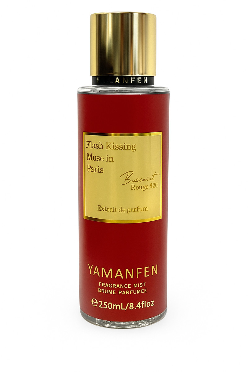 Парфюмированный спрей для тела Yamanfen Flash Kissing Muse In Paris Baccarat Rouge 540 Extrait 250 ml